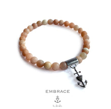 Afbeelding in Gallery-weergave laden, Zonnesteen armband met bedel