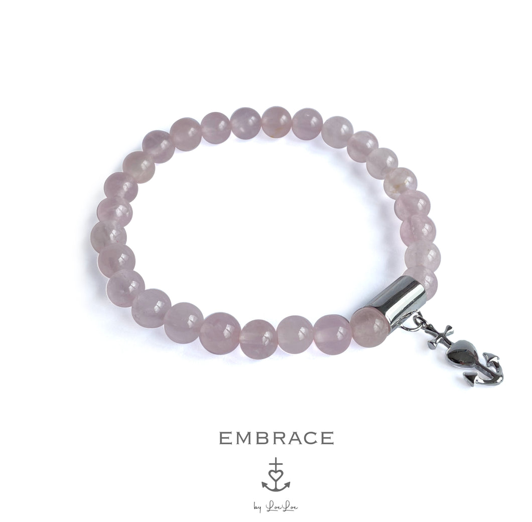 Quartz armband met bedel